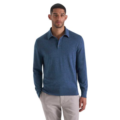 M.J. Bale Fraser Merino Polo Knit